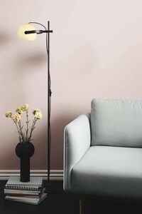 D.C Gulvlampe Ø18 Sort/Eg