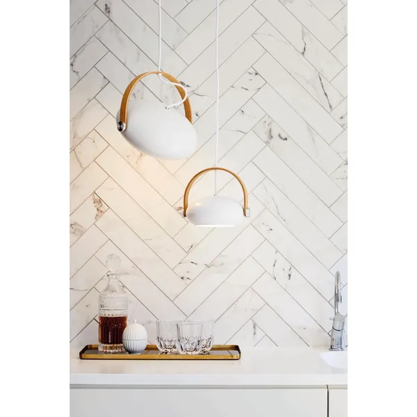 DC Pendant Ø26 White/Oak