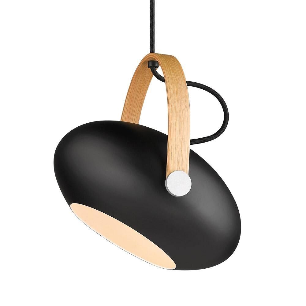 Suspension DC Ø26 Noir/ Chêne