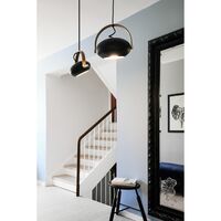DC Pendant Ø26 Black/ Oak