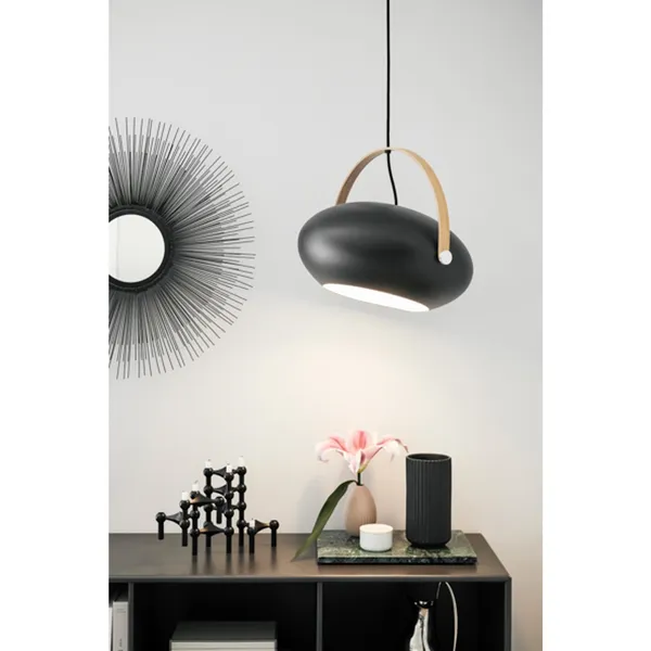 DC Pendant Ø26 Black/ Oak