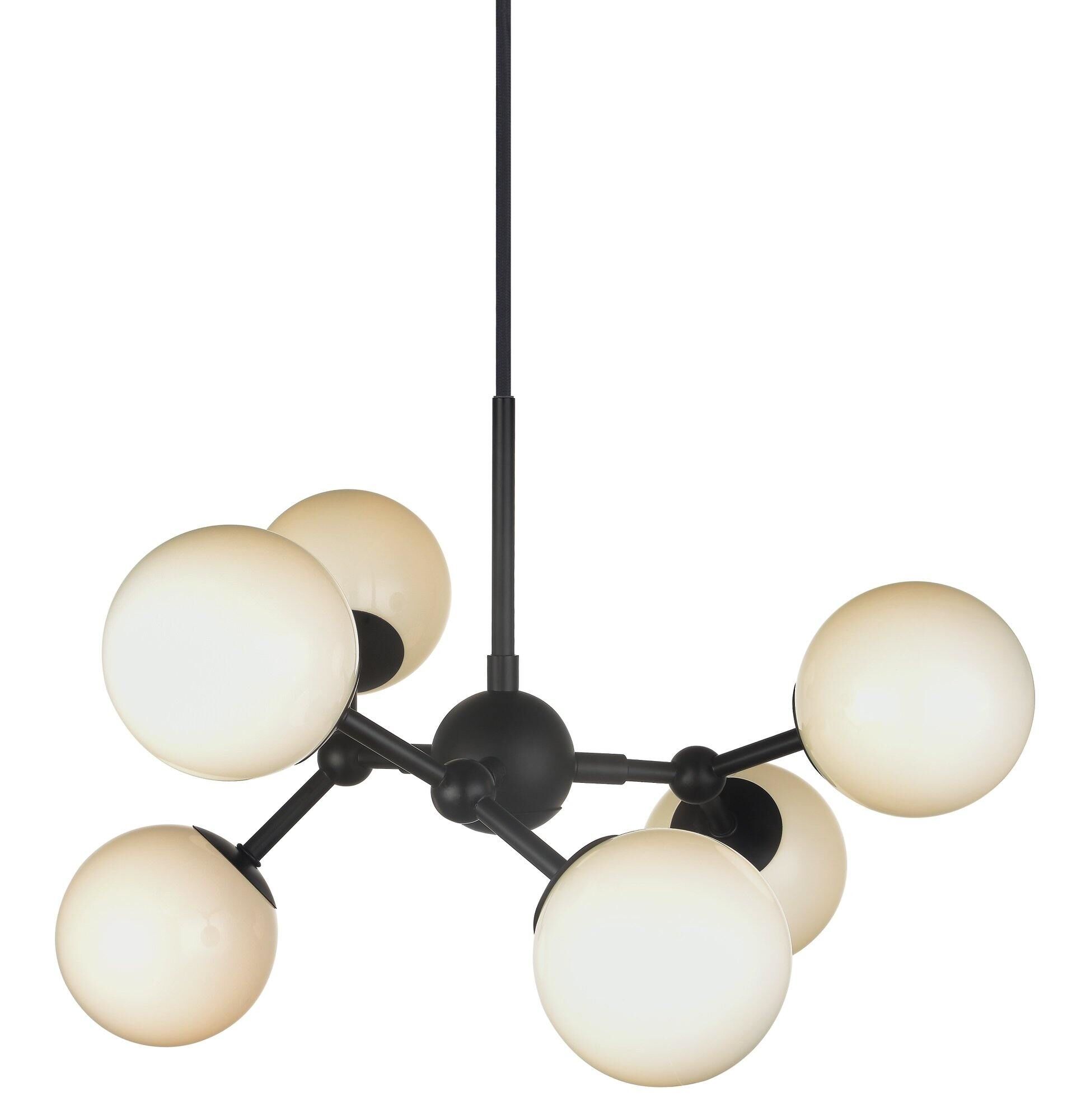 Lustre Atom de Noir/ Opale