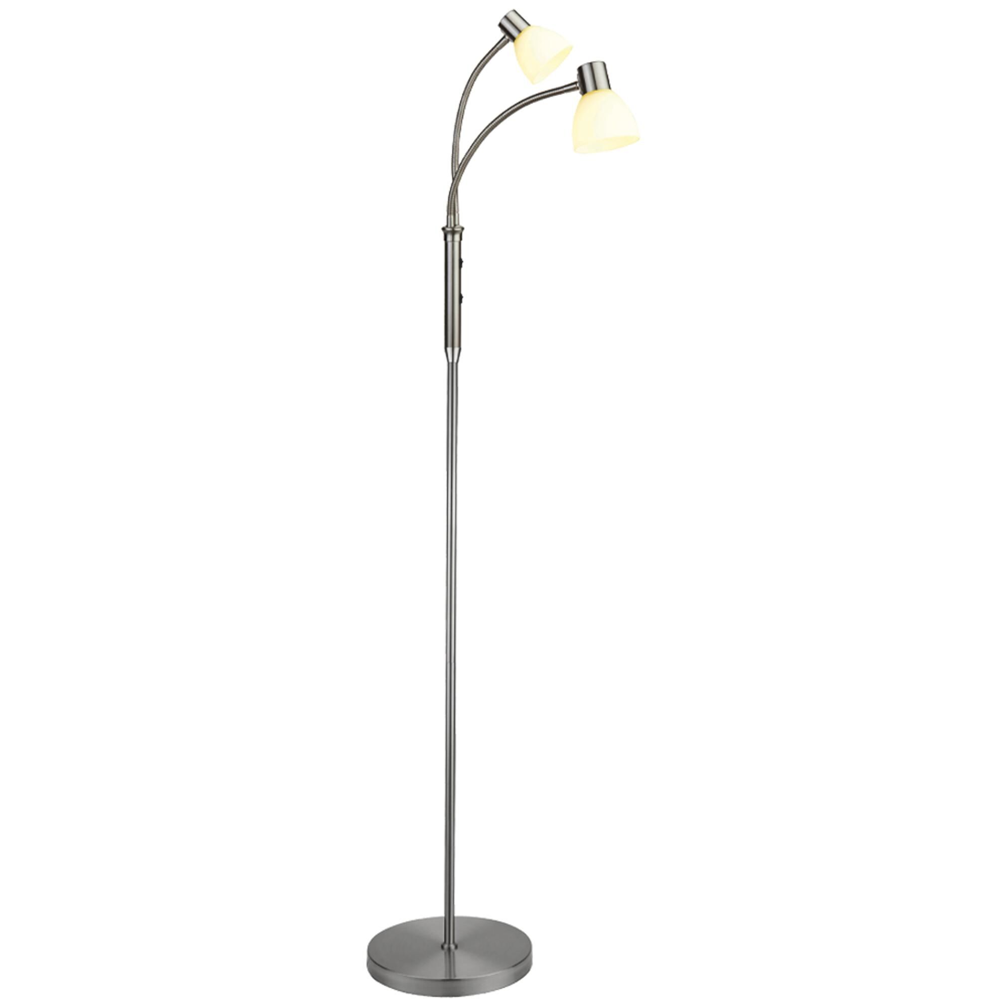 Hudson Golvlampa 2-armad Opal