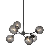 Atom Pendant Large Smoke/ Black