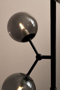 Atom Stehlampe/Schwarz