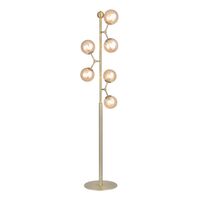 Atom Stehlampe, Messing
