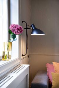 Metropole Grande Vegglampe Sort
