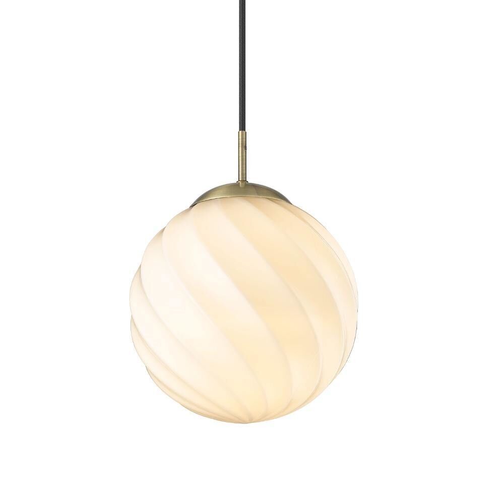 Twist Taklampa &Oslash;25 Kula Antik/ M&auml;ssing