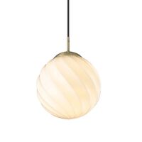 Twist Pendelleuchte Ø25 Kugel Antik/ Messing
