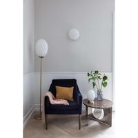 Twist Wandlampe Opal Messing
