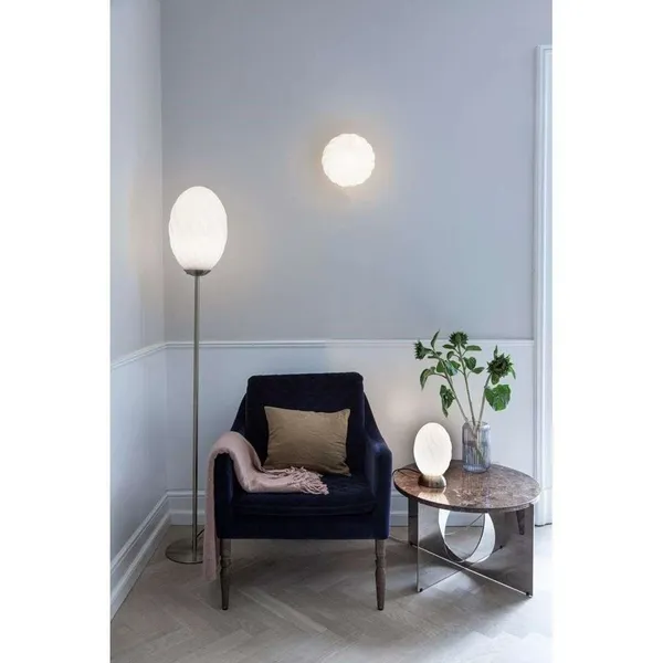 Twist Wandlampe Opal Messing
