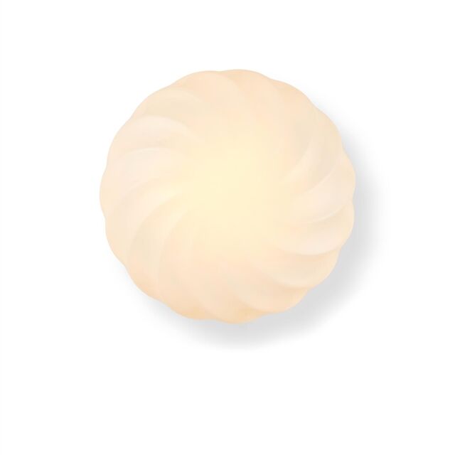 Twist V&auml;gg-/ Taklampa &Oslash;35 Opal/Antik