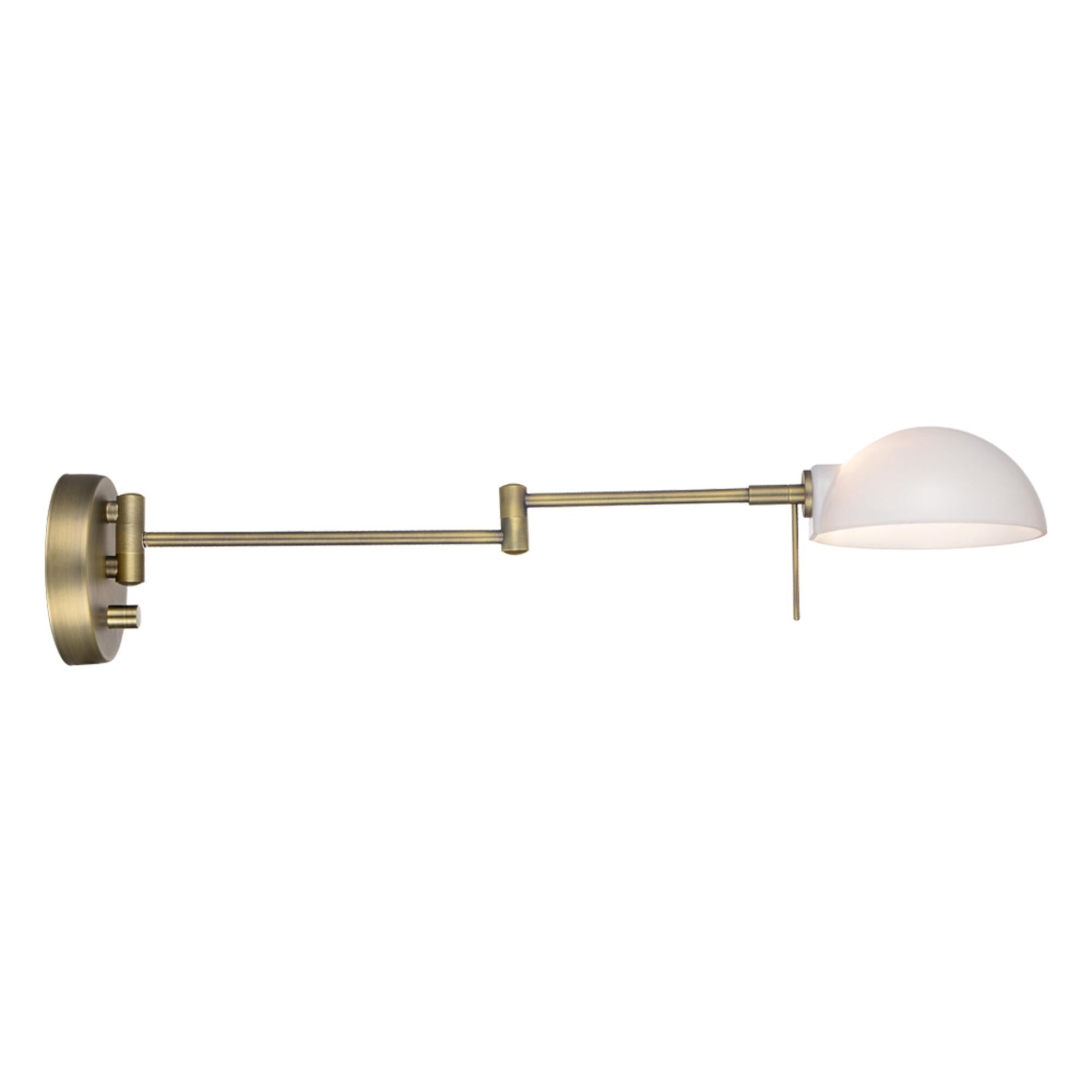Copenhagen V&auml;gglampa Med Arm Antik