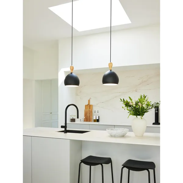 Dueodde Taklampe Ø30 Sort