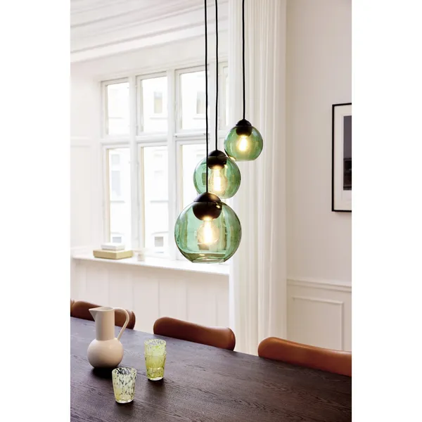 Bubbles Ø18 Pendelleuchte Blau