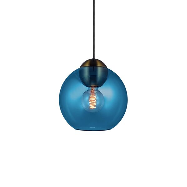Bubbles Ø24 Lámpara Colgante Azul