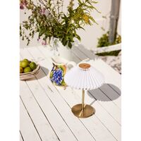 Paris Table Lamp Ø24 Clean White/Antique