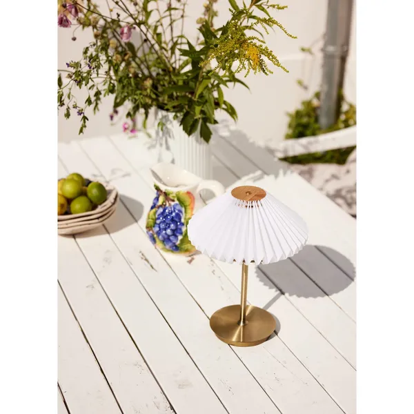 Paris Table Lamp Ø24 Clean White/Antique