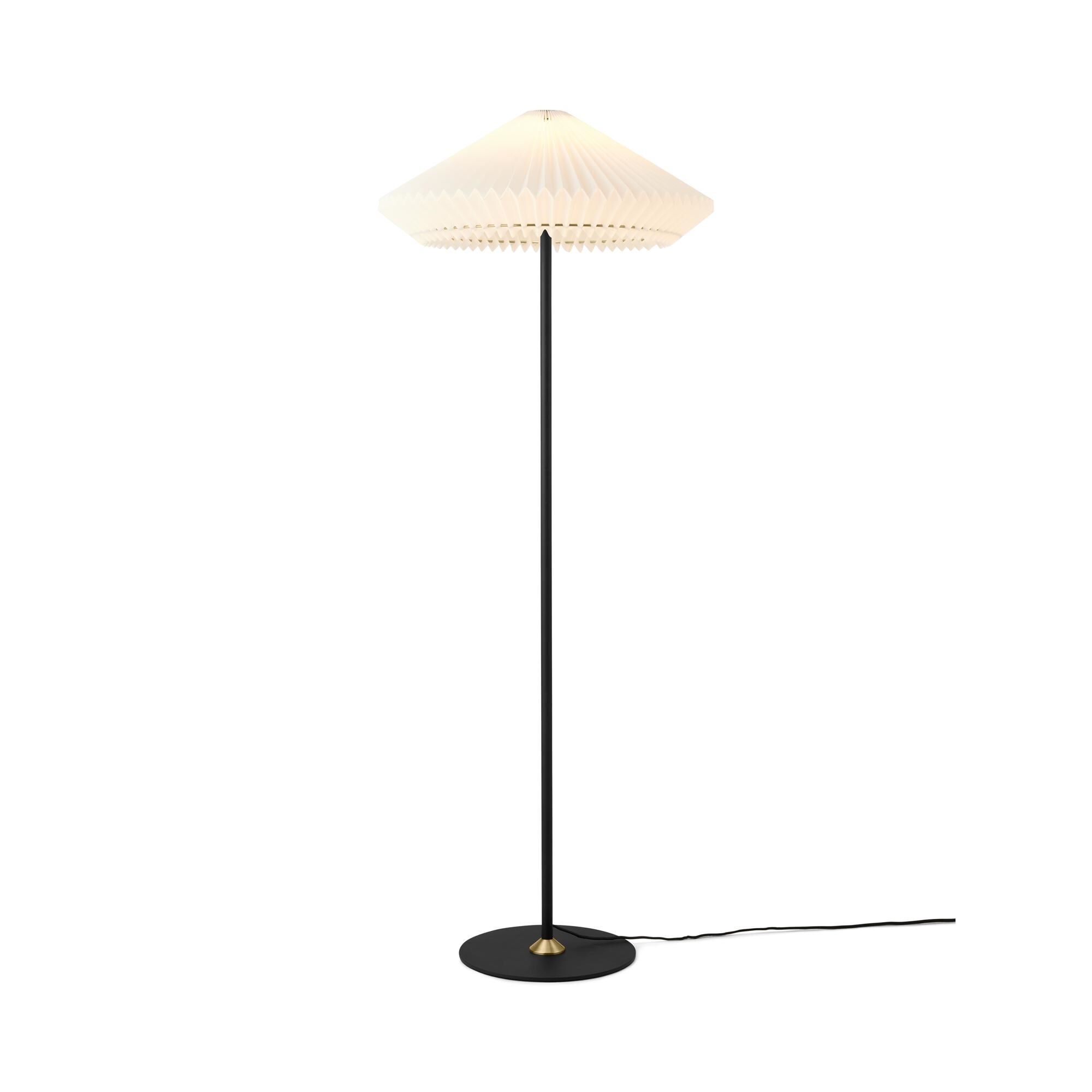 Paris Golvlampa &Oslash;56 Ren Vit/ Svart
