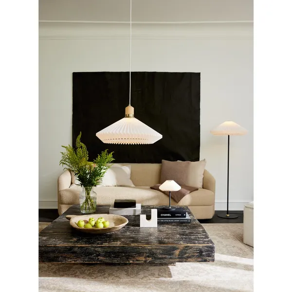 Paris Floor Lamp Ø56 Clean White/ Black