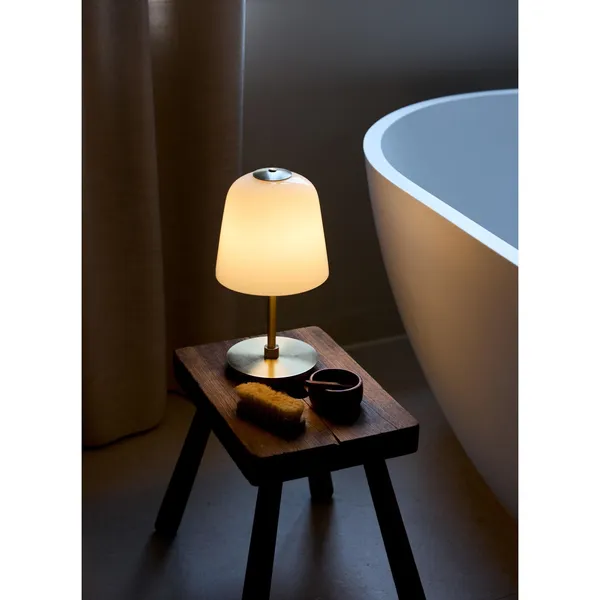 Room 49 Tragbare Lampe Ø15 Opal/Antik