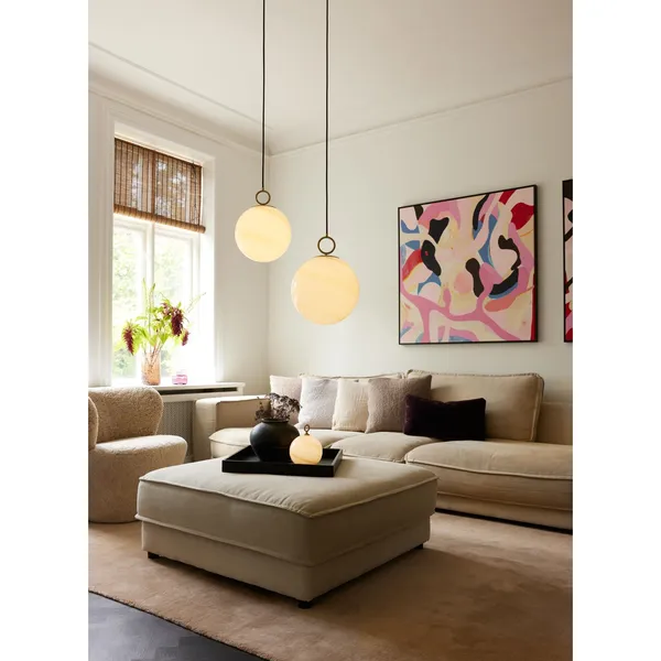 Stockholm Pendant Ø25 Marble Grey