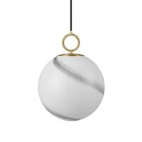 Stockholm Pendel Ø30 Marble Grey