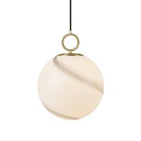 Stockholm Pendel Ø30 Marble Grey