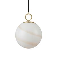 Lampa Wisząca Stockholm Ø30 Marmurowy Brąz