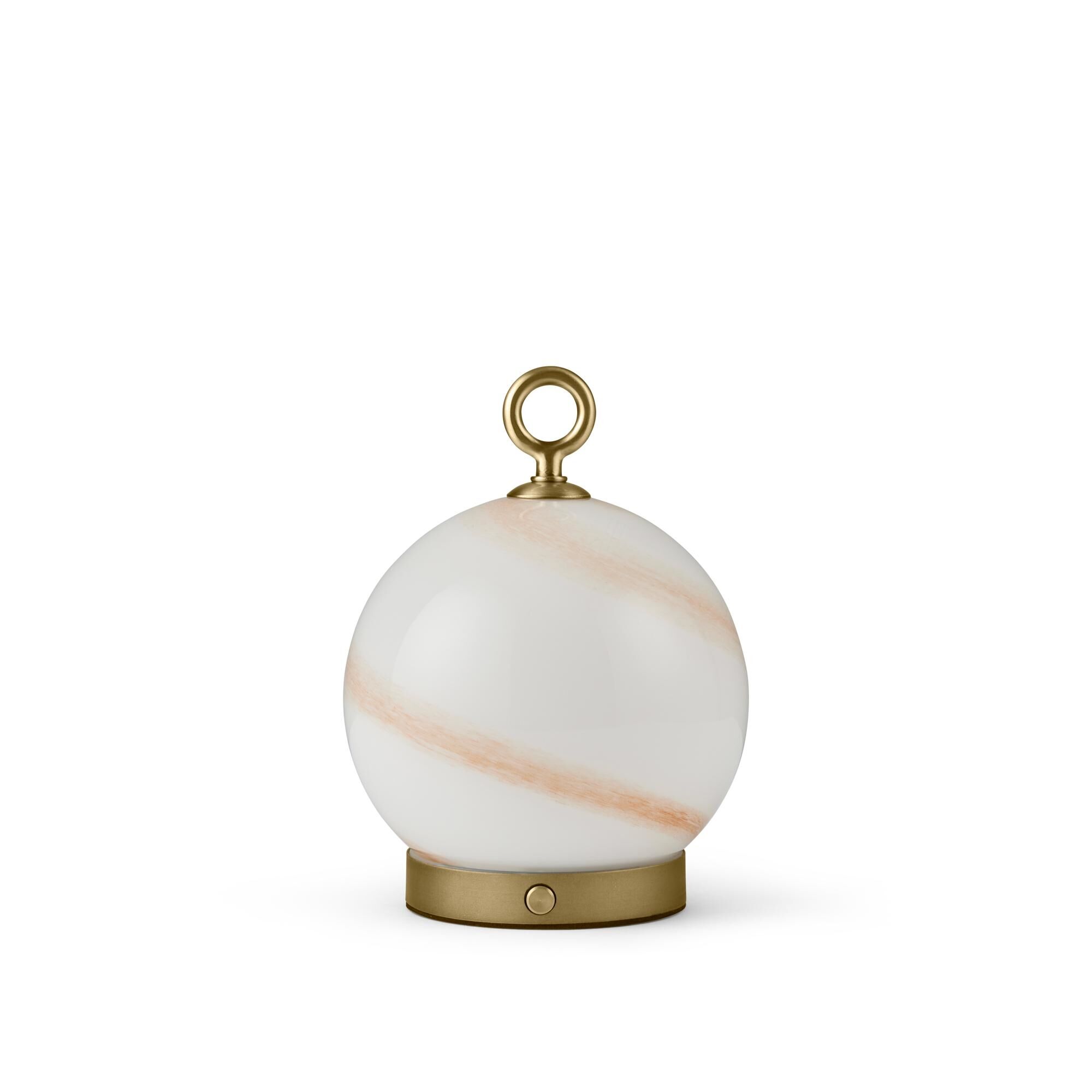 Stockholm Bærbar Lampe Marmor Brun/Antikk