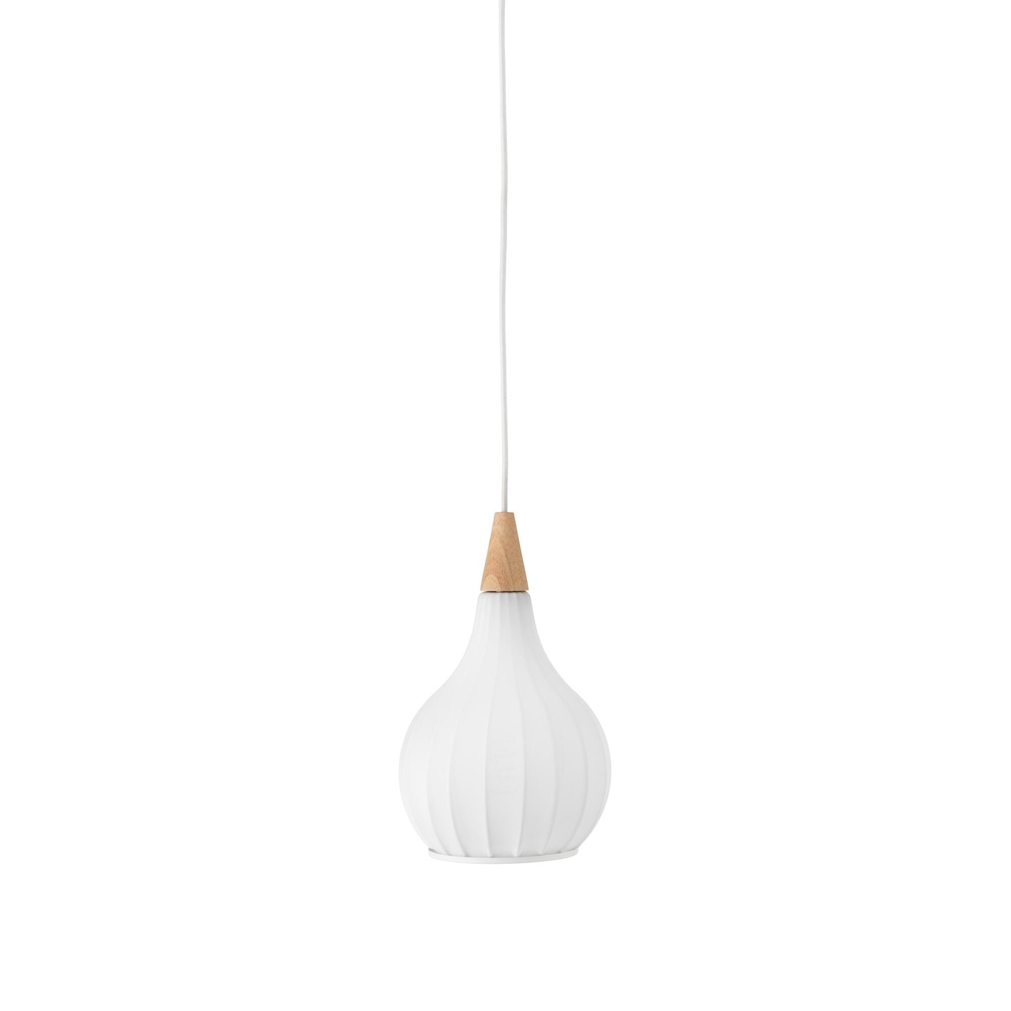 Suspension Textile Drops Ø17 Blanc