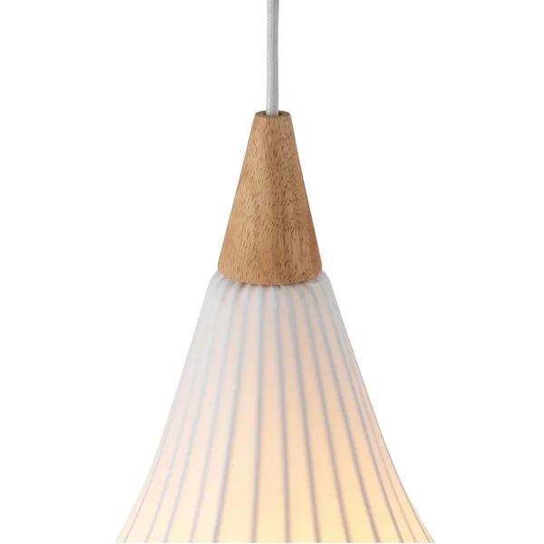 Drops Textile Pendant Ø17 White