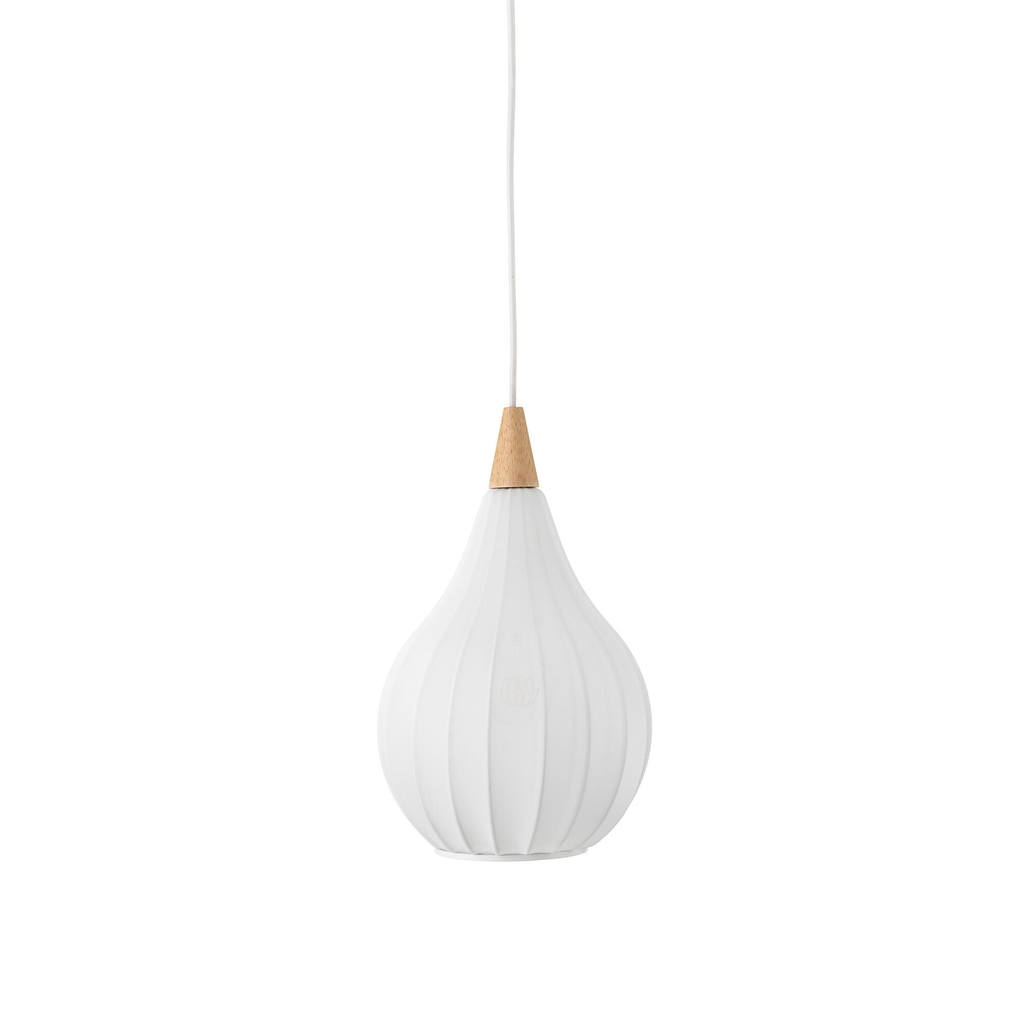 Drops Textil Taklampa &Oslash;23 Vit
