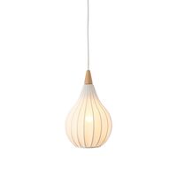 Drops Textile Pendel Ø23 Hvid