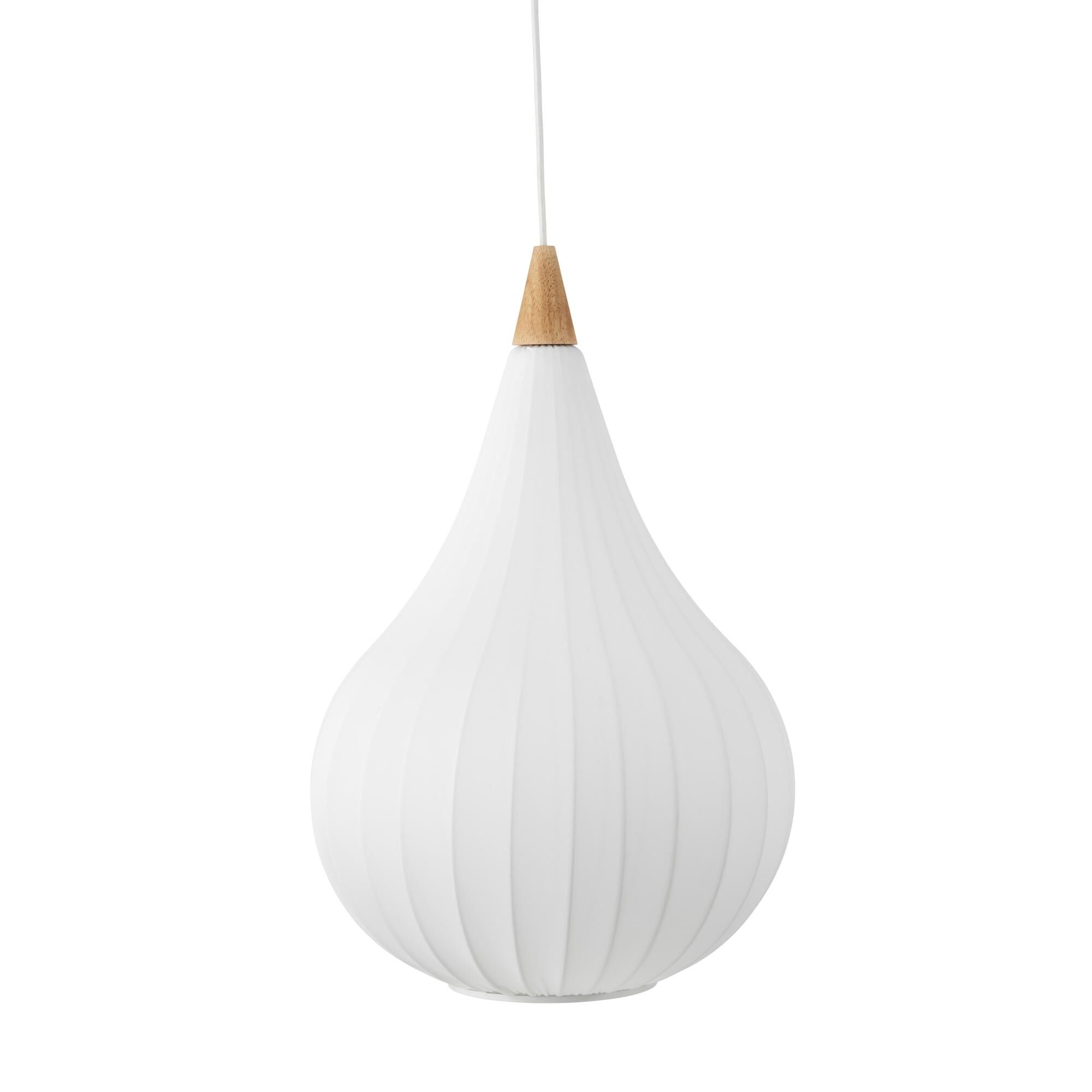 Drops Textil Taklampa &Oslash;38 Vit