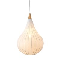 Drops Textile Pendel Ø38 Hvid