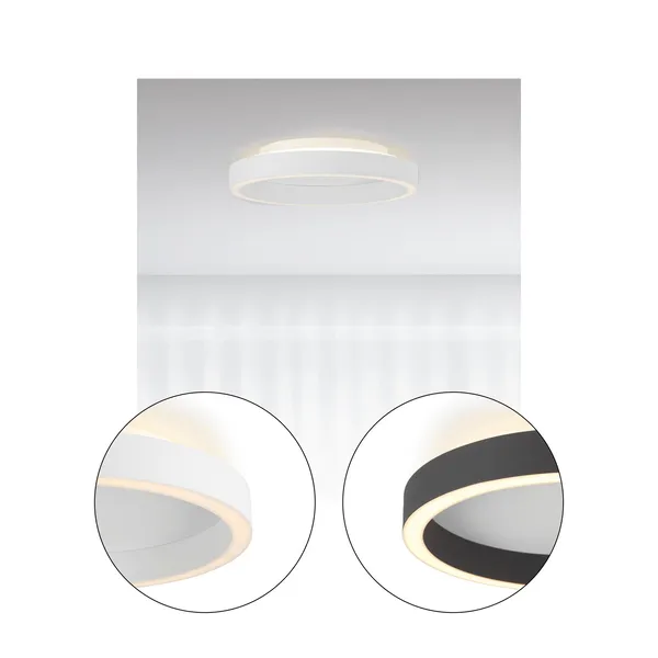 Backlight Plafond String Ø40 Wit