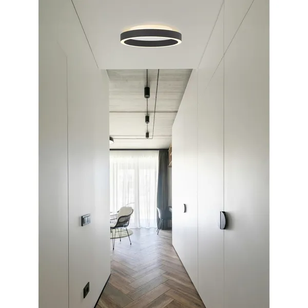 Backlight Plafon String Ø40 Black