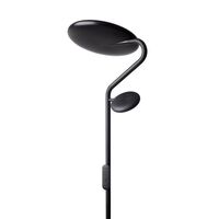 Slim Uplight Gulvlampe Sort