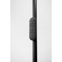 Slim Uplight Gulvlampe Sort