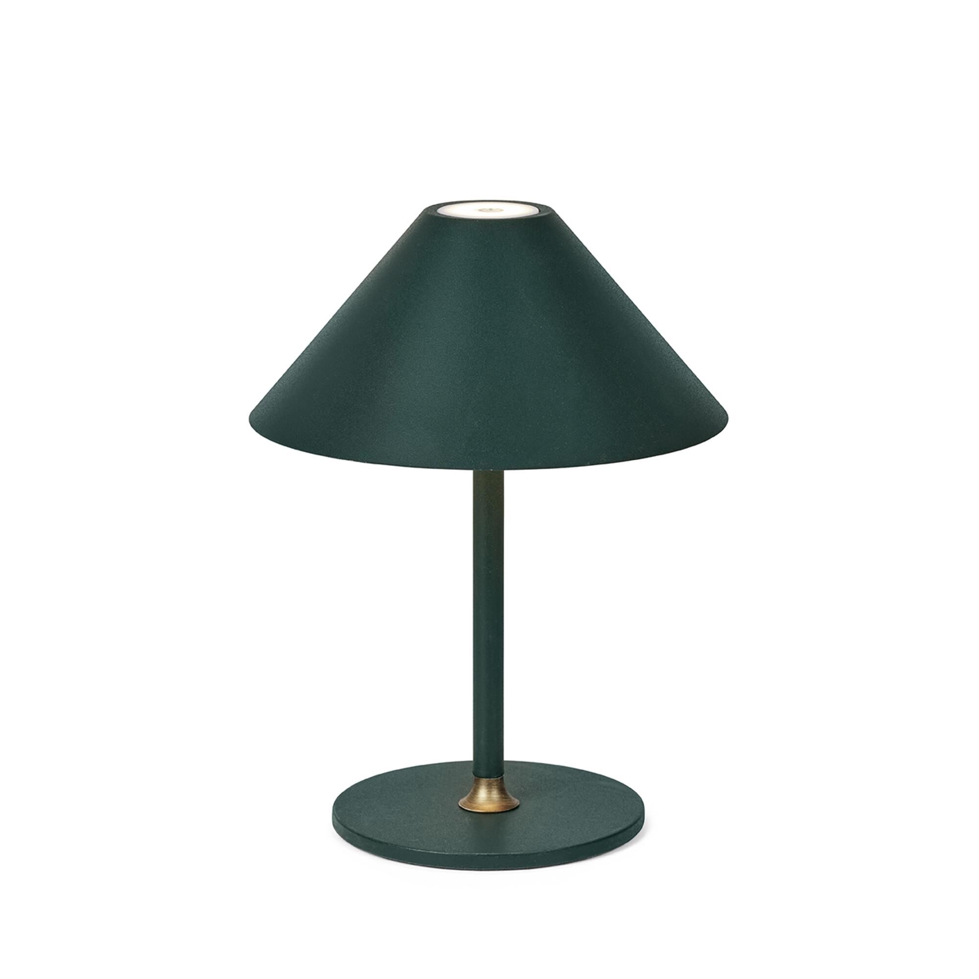 Hygge Bærbar Lampe Mørkegrønn