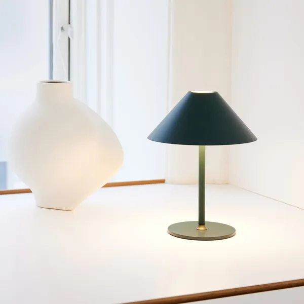 Hygge Tragbare Lampe Dunkelgrün