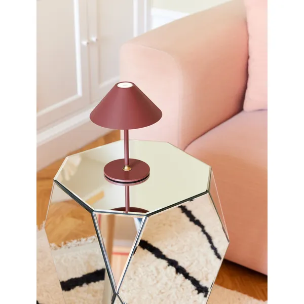 Hygge Tragbare Lampe Bordeaux
