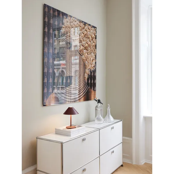 Hygge Tragbare Lampe Bordeaux