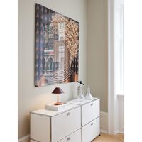 Hygge Tragbare Lampe Bordeaux