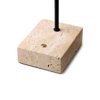 Question Bærbar Lampe Sort/ Antikk Messing/ Opal