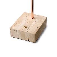 Question Bærbar Lampe Kobber/ Antikk Messing/ Opal