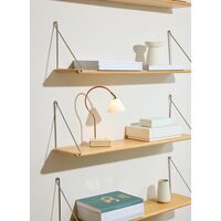 Question Bærbar Lampe Kobber/ Antikk Messing/ Opal