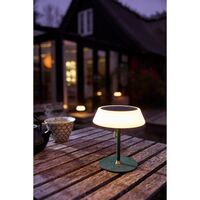 Solar-Tragbare Lampe Dunkelgrün