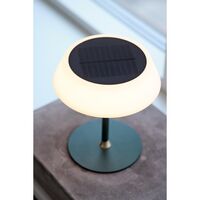 Solar-Tragbare Lampe Dunkelgrün